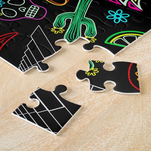 Mexico Fiesta Muster Puzzle (Seite)