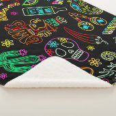 Mexico Fiesta Muster Sherpadecke (3/4)