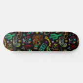 Mexico Fiesta Muster Skateboard (Horizontal)