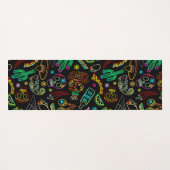 Mexico Fiesta Muster Yogamatte (Rückseite (Horizontal))