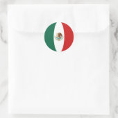 Mexico Fisheye Flag Sticker (Tasche)
