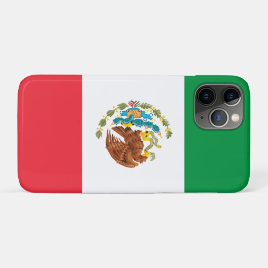 Mexico Flag Cell Phone Case (Rückseite (Horizontal))