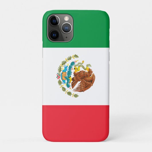 Mexico Flag Cell Phone Case (Rückseite)