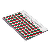 MEXICO FLAG Custom Add Name Notebook Journal Notizblock (Rechte Seite)