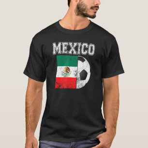 Mexico Flag Fußball Futbol Football T-Shirt
