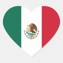 Mexico Flag Heftsticker