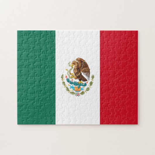 Mexico Flag Jigsaw Puzzle (Horizontal)