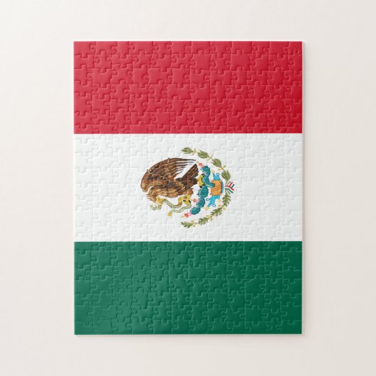 Mexico Flag Jigsaw Puzzle (Vertikal)