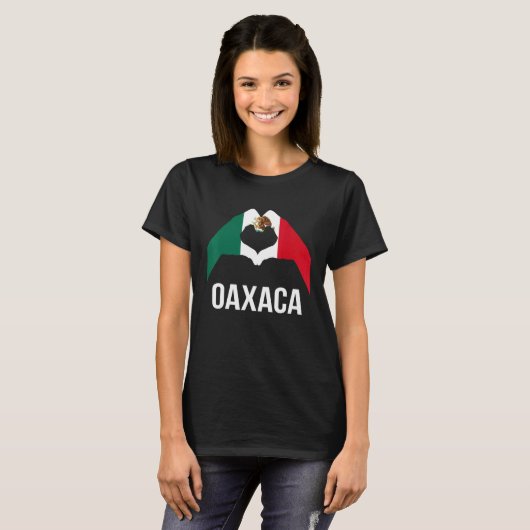 Mexico Flag Love Oaxaca Mexico Vacation T-Shirt (Vorne ganz)