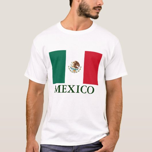 Mexico Flag Mens T - Shirt (Vorderseite)