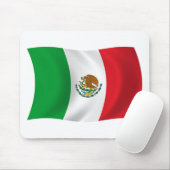 Mexico Flag Mousepad (Mit Mouse)