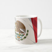 Mexico Flag Mug Kaffeetasse (VorderseiteRechts)