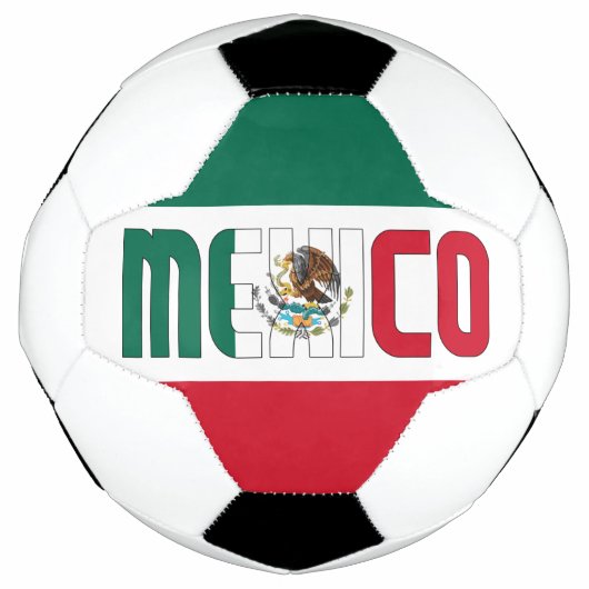 Mexico Flag Patriotic Fußball (Vorderseite)