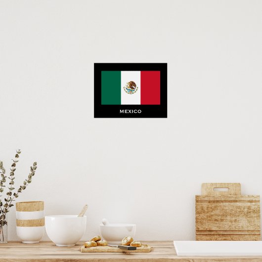 Mexico Flag Poster (Küche)