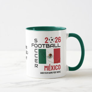 MEXICO Fußball Custom 2026 JEDES JAHR Tasse