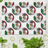 Mexico Fußball Geschirrtuch (Gefaltet)