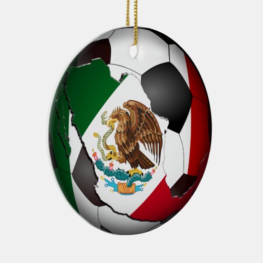 Mexico Fußball Keramik Ornament (Rechts)