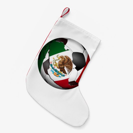 Mexico Fußball Kleiner Weihnachtsstrumpf (Vorderansicht (hängend))