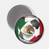 Mexico Fußball Magnet (Vorderseite/Rückseite)