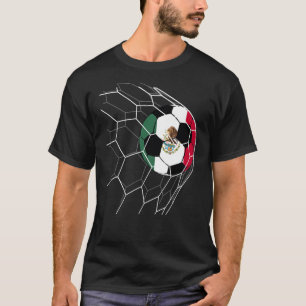 Mexico Fußball Mexico Flag Football T-Shirt