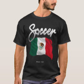 Mexico Fußball - Mexikanische Flagge T-Shirt (Vorderseite)