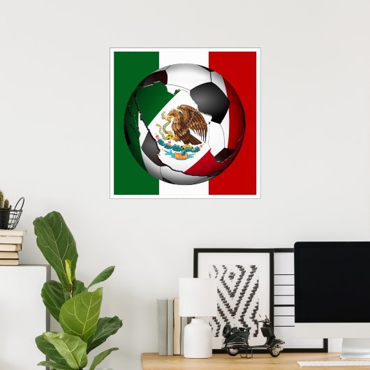 Mexico Fußball Poster (Heimbüro)