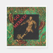 MEXICO FUSSBALL SERVIETTE (Vorderseite)