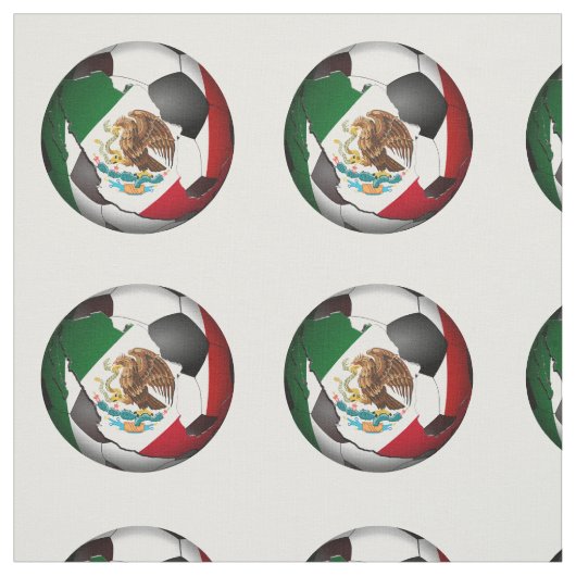 Mexico Fußball Stoff (Muster)