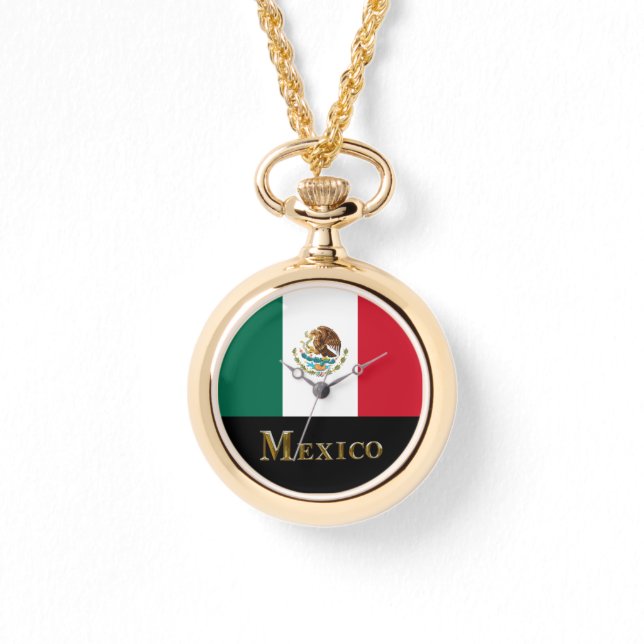 MEXICO GOLD WATCH ARMBANDUHR (Vorderseite)
