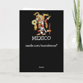 Mexico Grußkarte Karte (Rückseite)