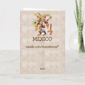 Mexico Grußkarte Karte (Rückseite)