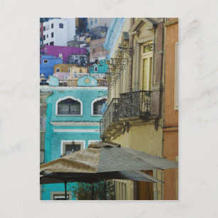 Mexico, Guanajuato. Dicht gepackte Auswahl von Postkarte