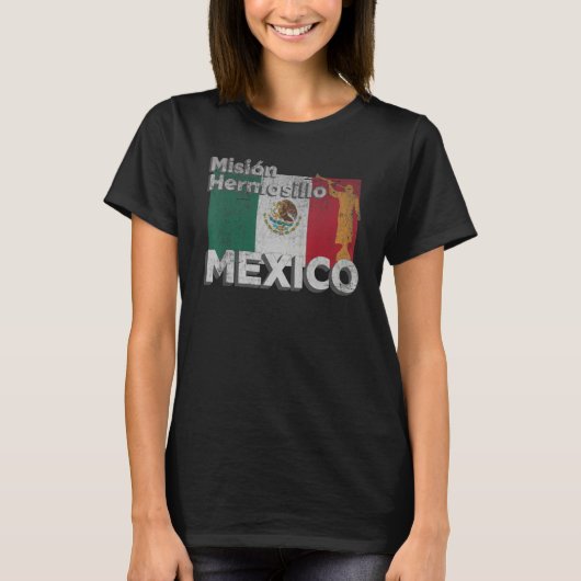 Mexico Hermosillo LDS Mission Missionary T-Shirt (Vorderseite)