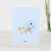 Mexico Hochzeit in Urlaubsort Passport Karte QR Co (Rückseite)