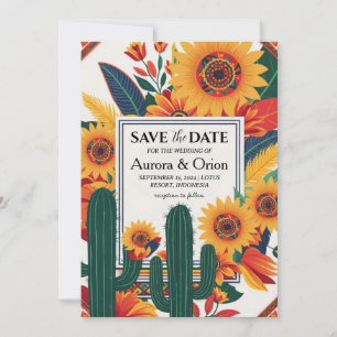 mexico Hochzeit in Urlaubsort speichern Daten Einladung