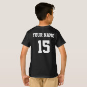 Mexico Ice Hockey T - Shirt - Name/Nummer anpassen (Schwarz voll)