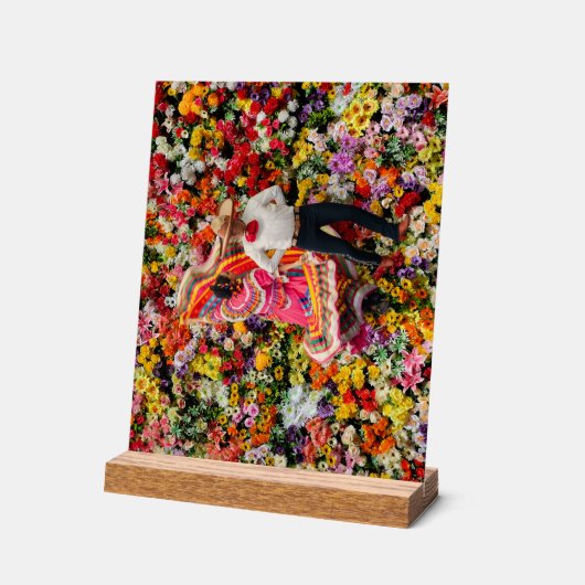 MEXICO IN BLOOM ACRYLSCHILD (Winkel)