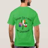 Mexico Ireland USA Flag Shamrock Personalized Men T-Shirt (Rückseite)
