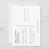 Mexico-Karte Save-the-Date-Vorlage Save The Date (Rückseite)