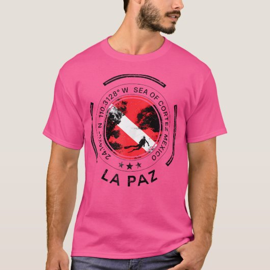 Mexico La Paz Diving T-Shirt (Vorderseite)