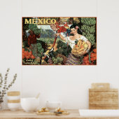 mexico Land von tropischer Pracht Poster (Küche)