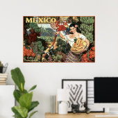 mexico Land von tropischer Pracht Poster (Heimbüro)