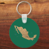 Mexico Map Schlüsselanhänger (Vorderseite)