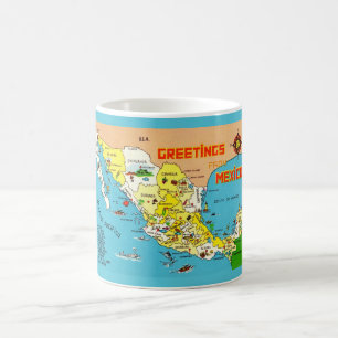 Mexico Map Tasse