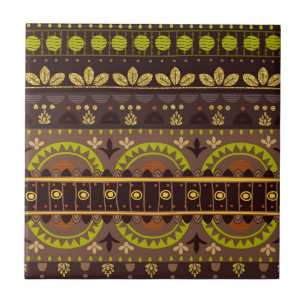 Mexico Mayan Tribal Art Fliese
