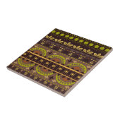 Mexico Mayan Tribal Art Fliese (Seite)