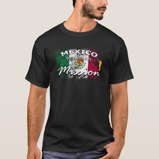 Mexico Mazatlan Mormon LDS Mission Missionary T-Shirt (Vorderseite)