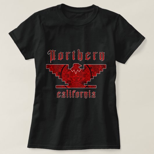Mexico Mens Huelga Bird Flag Norther California Fa T-Shirt (Design vorne)
