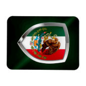 Mexico Metallic Emblem Magnet (Horizontal)