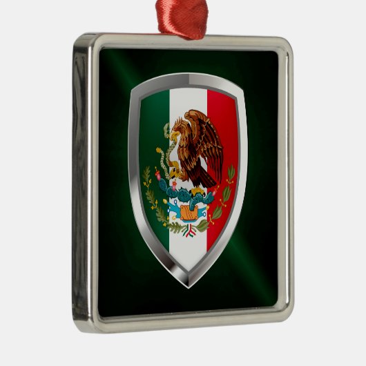 Mexico Metallic Emblem Ornament Aus Metall (Rechts)